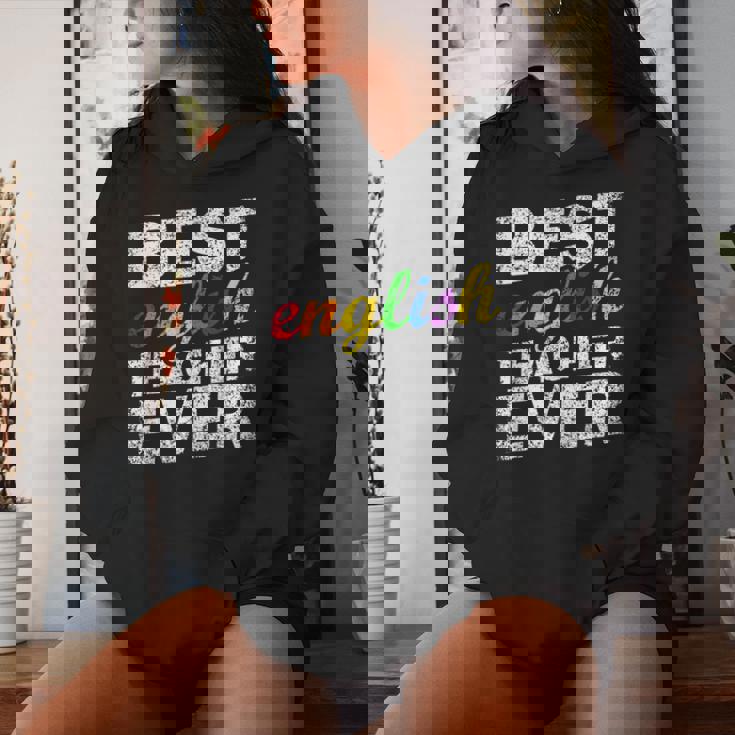 最高の英語教師 文法 クラス 男性 女性 教員 英語教師 レディースパーカー 彼女への贈り物