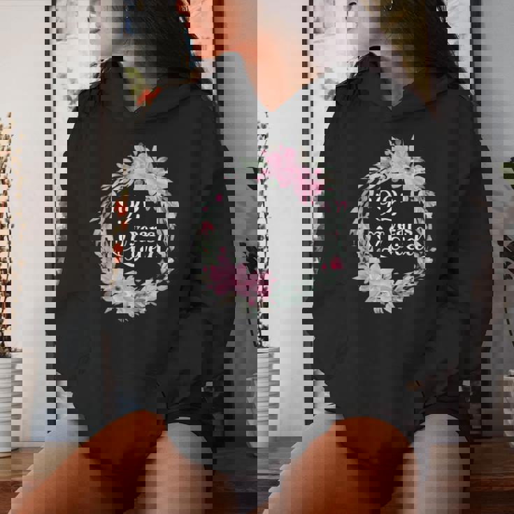 花柄 92歳 誕生日 男性 女性 92歳 誕生日 レディースパーカー 彼女への贈り物