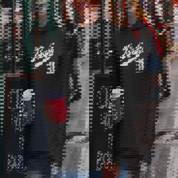 30 歳 誕生日 三十路 祝い 30歳 30才 お祝い 男性 女性 アラサー 贈り物 野球 ユニフォーム レディースパーカー 面白い贈り物