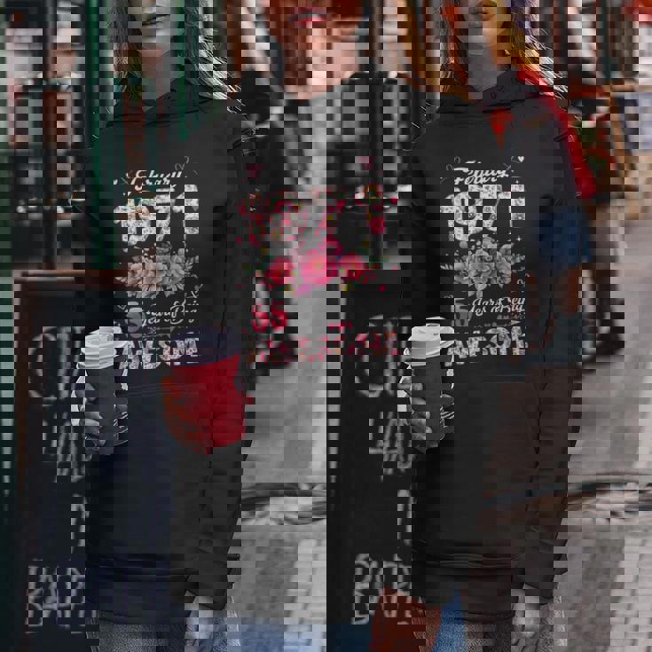 55歳 1971年2月 花柄 55歳 誕生日 男性 女性 レディースパーカー 面白い贈り物