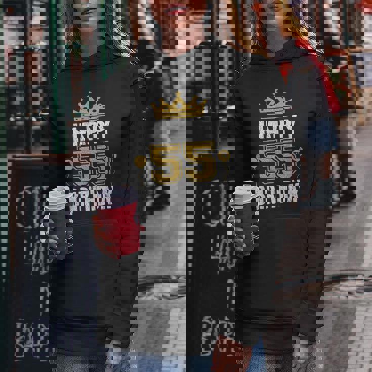 55歳の男性と女性のためのhappy 5Th Birthdayアイデア レディースパーカー 面白い贈り物