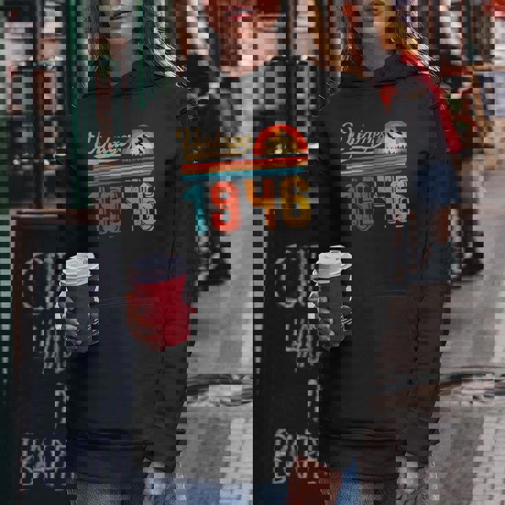 80歳の誕生日プレゼント 80歳 男性 女性 レトロ ヴィンテージ 1946 レディースパーカー 面白い贈り物