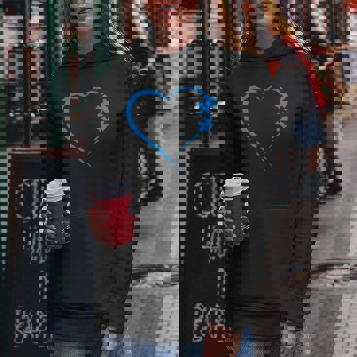 Autism Autism Awareness Autism Mom Love レディースパーカー 面白い贈り物