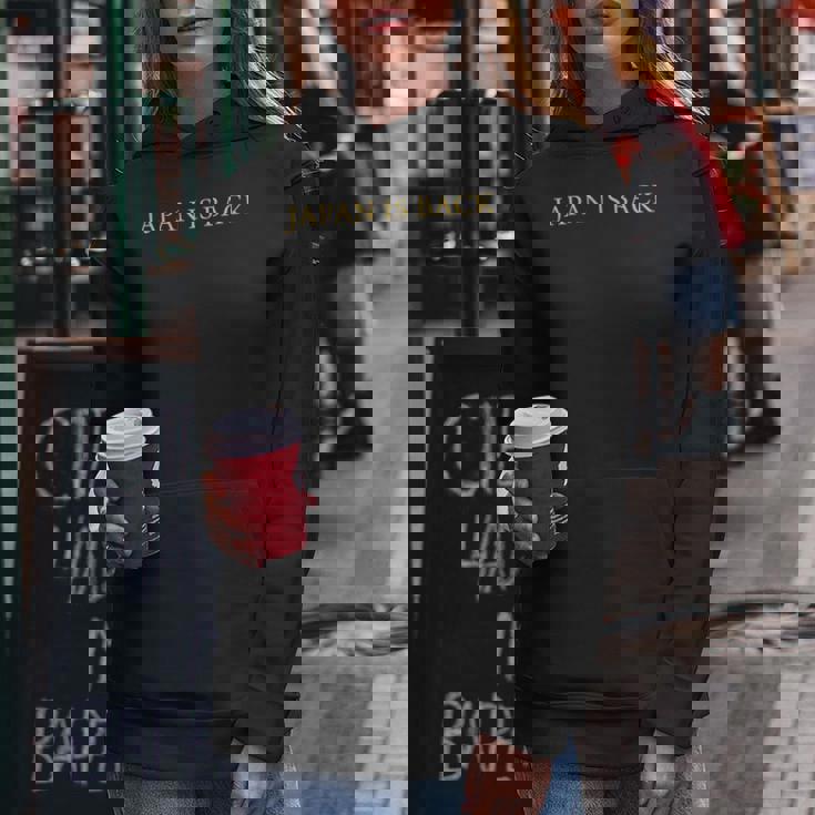 Japan Is Back – Trendy Minimalist For & 長袖tシャツ レディースパーカー 面白い贈り物