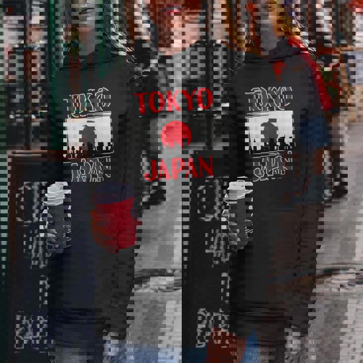 Japan Tokyo For And – Tokyokyline レディースパーカー 面白い贈り物