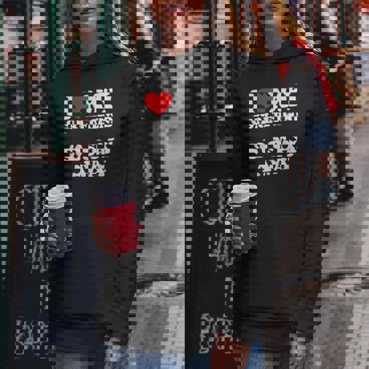 I Love My Girlfriend I Love My Girlfriendotay Away レディースパーカー 面白い贈り物