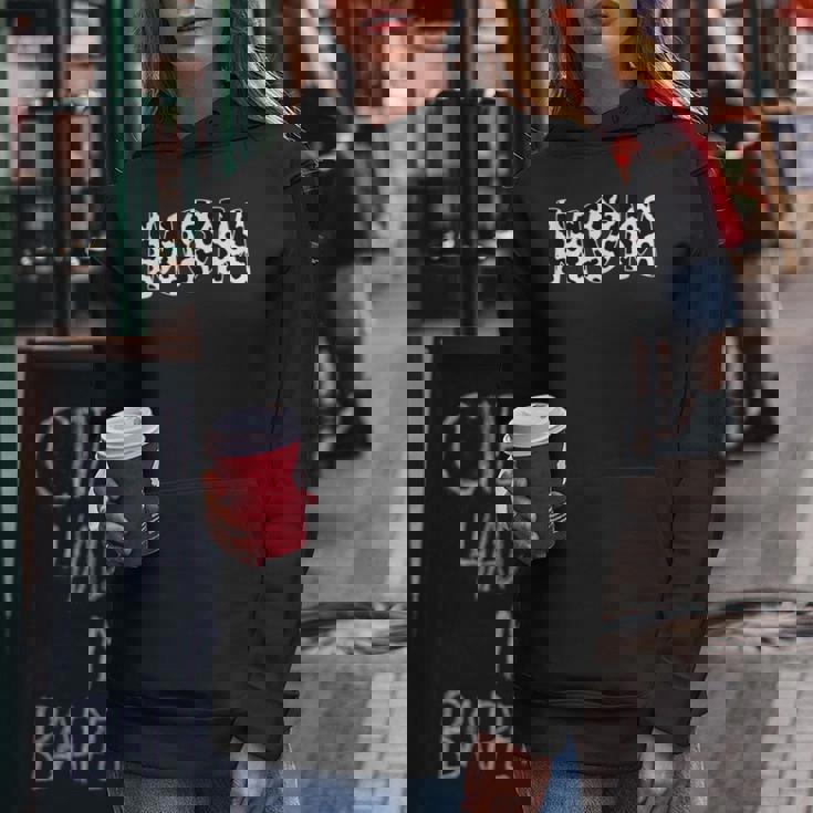 Mom 牛柄 牛柄 母の日 レディースパーカー 面白い贈り物