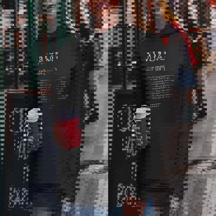 Mumu Definition おばあちゃん母の日パーティー レディースパーカー 面白い贈り物