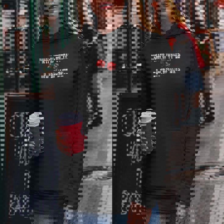 No Matter How They Fall Do Your Best Always ダイス レディースパーカー 面白い贈り物