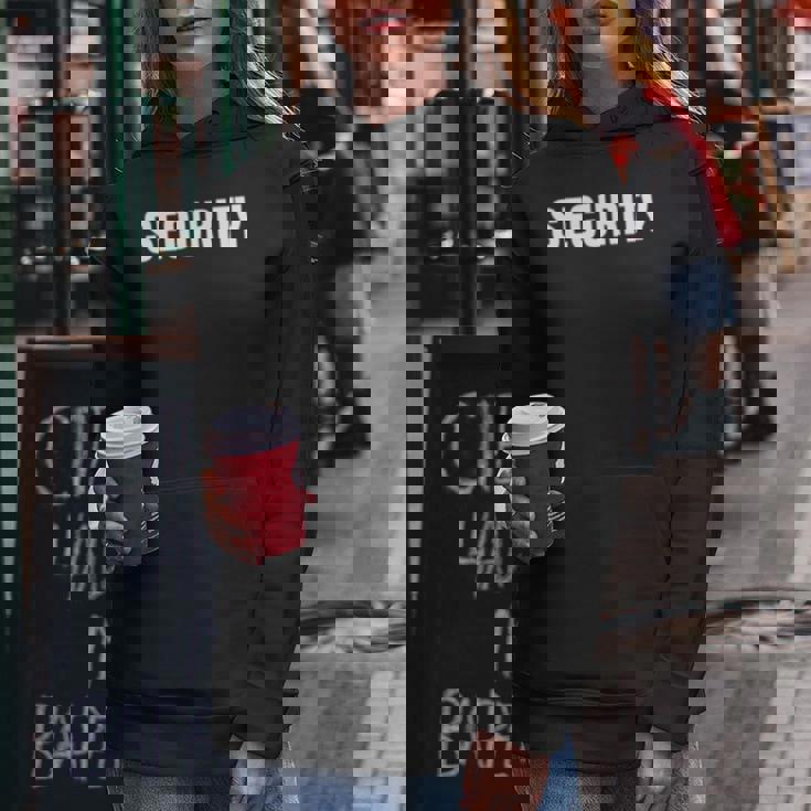 イベントのセキュリティ安全ガードの服装男性女性ecurity 長袖tシャツ レディースパーカー 面白い贈り物