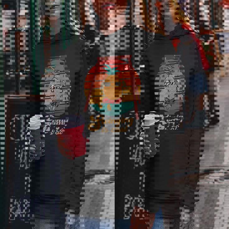 スイング パイナップル スイング クール 面白い フルーツ 男性 女性 子供 Pineapple レディースパーカー 面白い贈り物