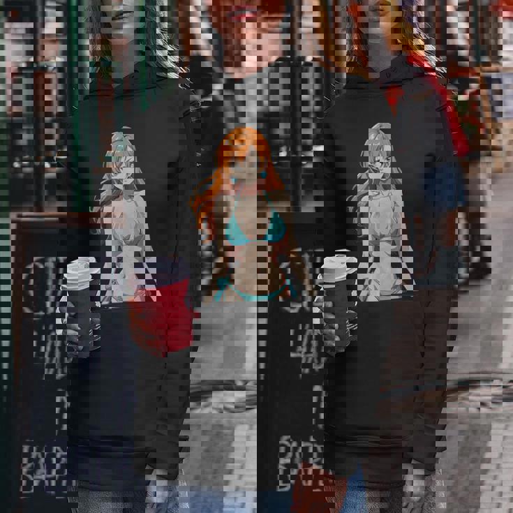 セクシー ワイフ ビーチ アニメ 女の子 日本語 レディースパーカー 面白い贈り物