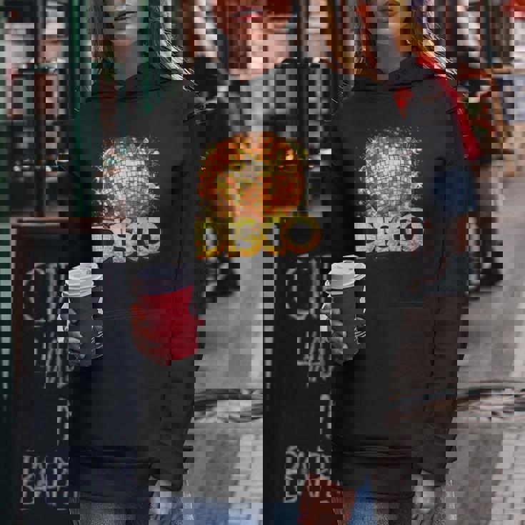 ディスコフィーバーコスチューム女性男性-ダンステーマパーティー用品 レディースパーカー 面白い贈り物