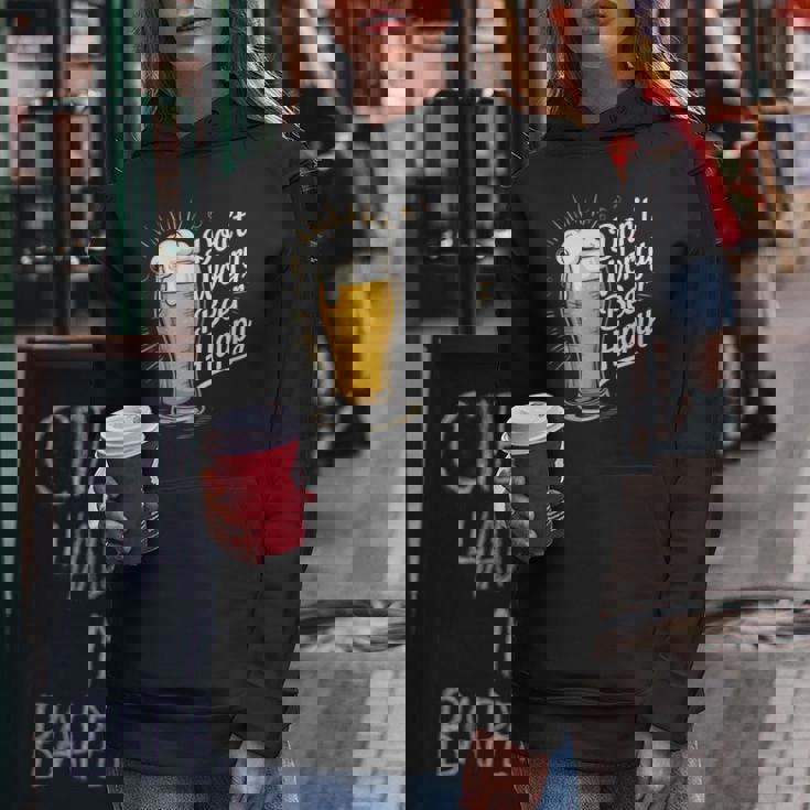 ビール ハッピー ビール好き Don't Worry Beer Happy Beer Drinker レディースパーカー 面白い贈り物