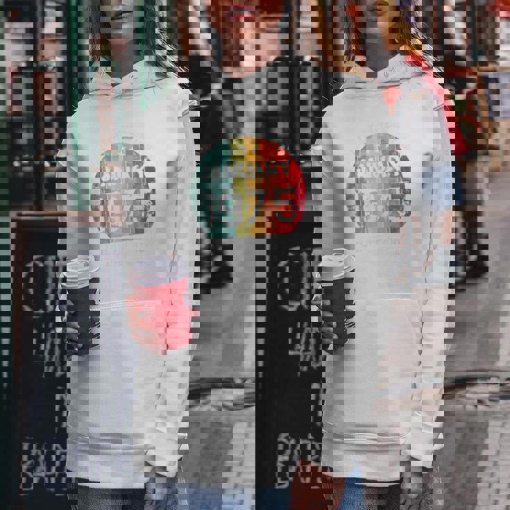 1975年1月以来絶対に素晴らしい男性と女性の誕生日。 レディースパーカー 面白い贈り物