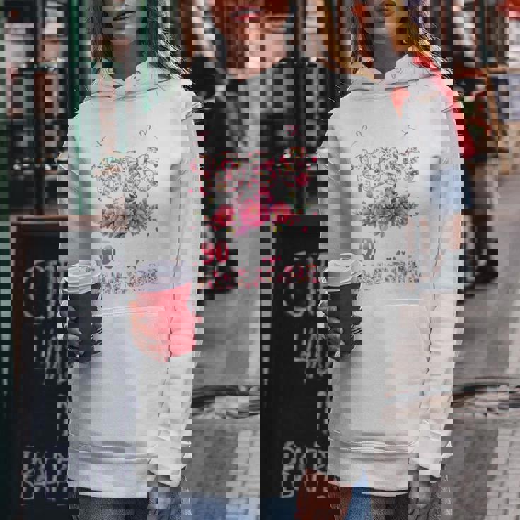 オンバック 90歳 1936年3月 花柄 90歳の誕生日 レディースパーカー 面白い贈り物