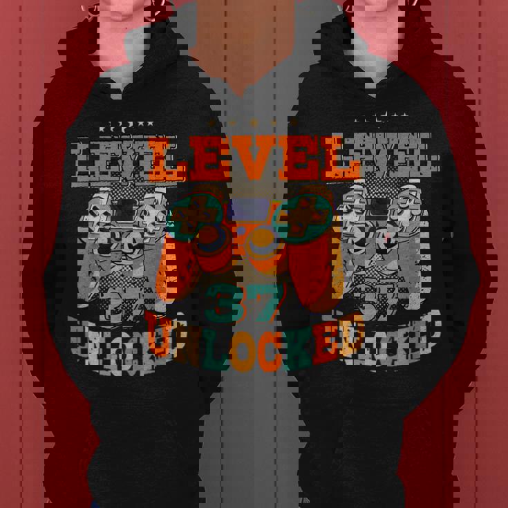 37歳の誕生日プレゼント 37歳 男性と女性、ビデオゲーム 1984年生まれ レディースパーカー