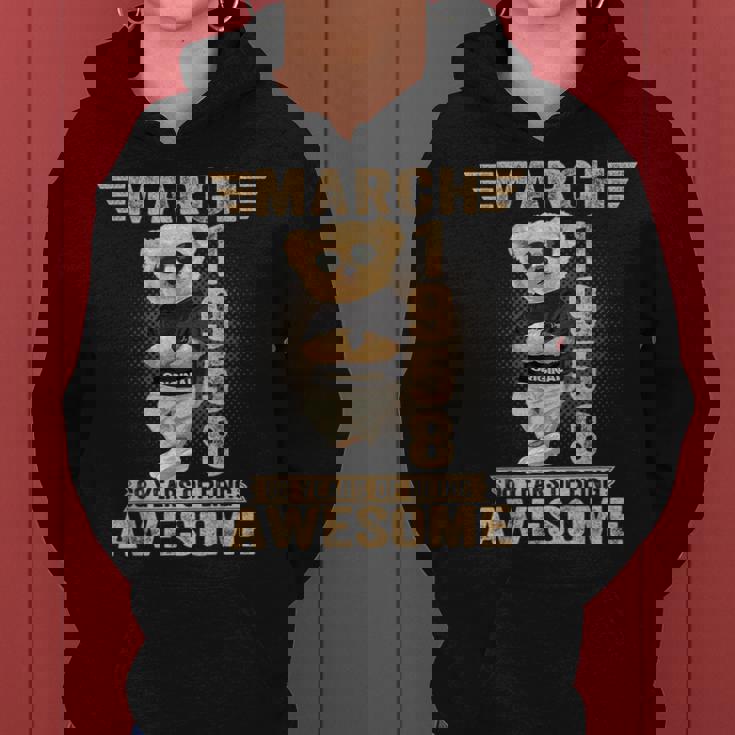 3月 68歳の誕生日 男性 女性 1958年 素晴らしいテディベア レディースパーカー