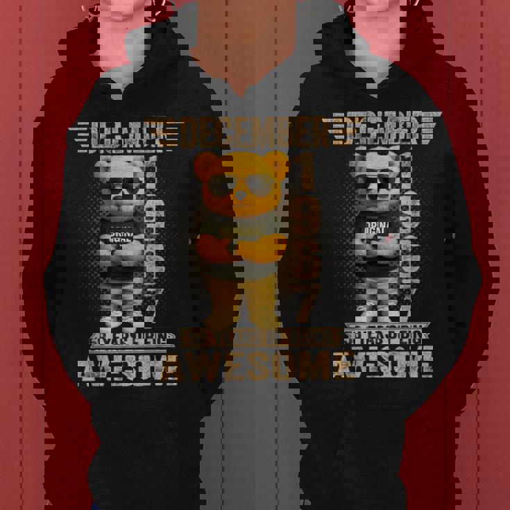 58歳 1967年12月 テディベア 58歳 誕生日 男性 女性 レディースパーカー