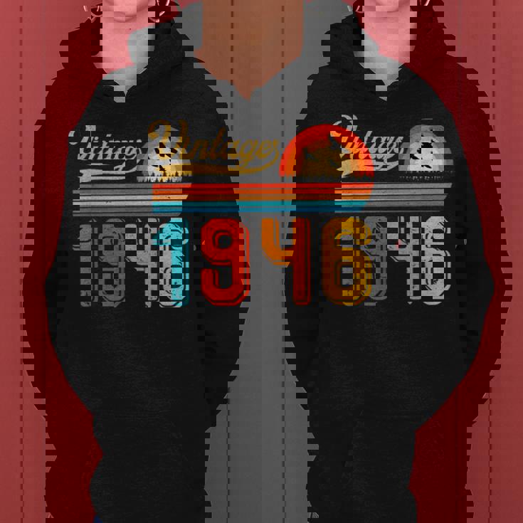 80歳の誕生日プレゼント 80歳 男性 女性 レトロ ヴィンテージ 1946 レディースパーカー