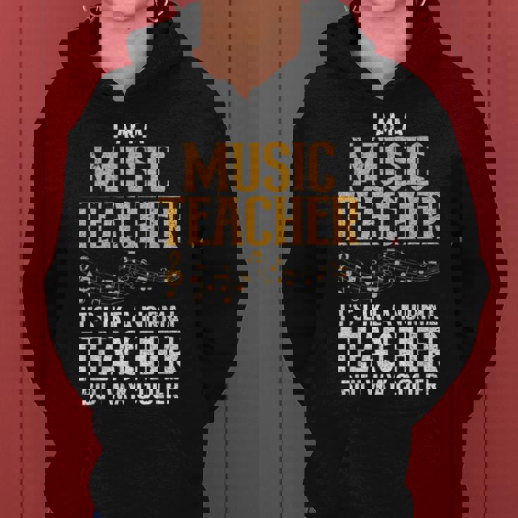 Cool Music Teacher Art For Men Women School Orchestra Coach Women's Hoodie Cool Music Teacher Art For Men Women School Orchestra Coach Women's Hoodie