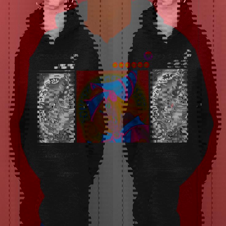 Dark Magician Girl クラシックカードデザイン Papl1447 レディースパーカー