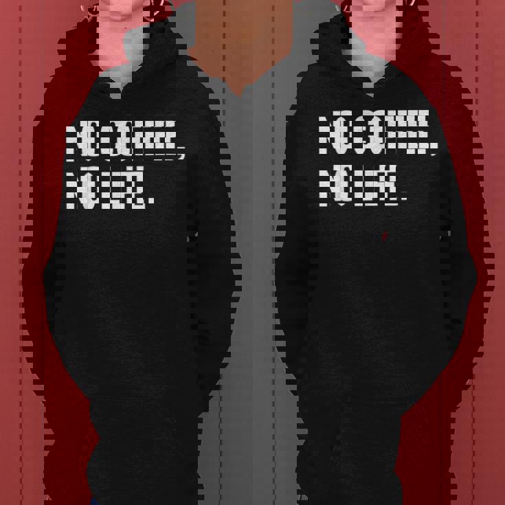 Emergency No Coffee No Life Missing Java 警告サイン レディースパーカー