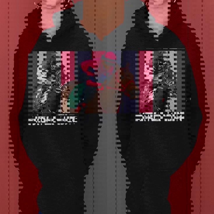 Forever Young Horse、競馬、デルマール、サンタアニタ レディースパーカー