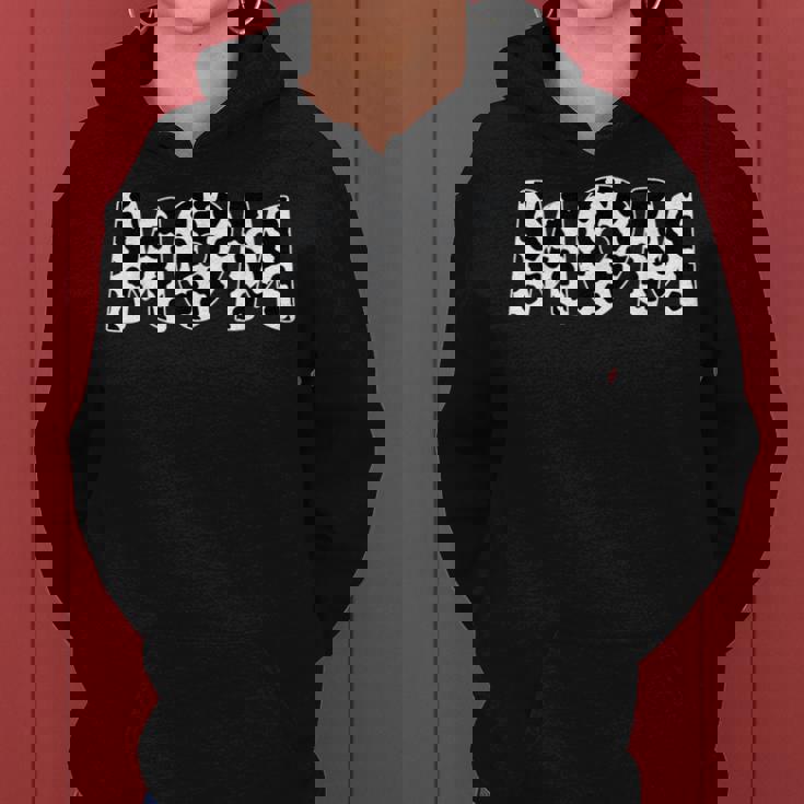 Mom 牛柄 牛柄 母の日 レディースパーカー