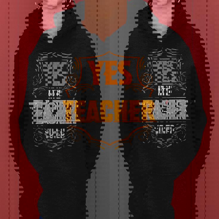 Retro Profession I'm The Teacher レディースパーカー