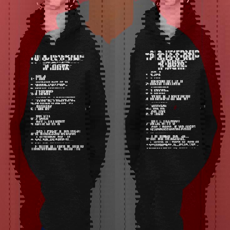 Rules For Dating My Daughter Dad ギフト レディースパーカー