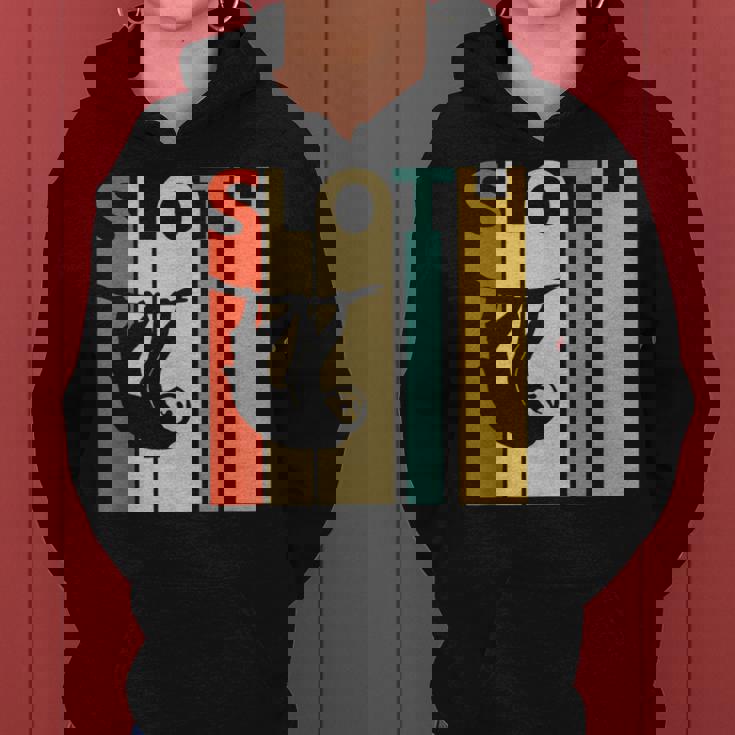 Sloth ナマケモノ 動物 レディースパーカー