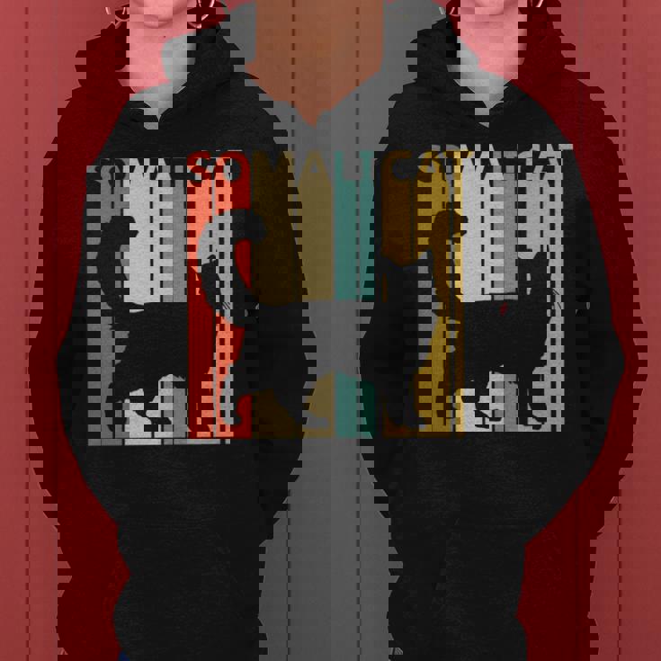 Somali -Omali ソマリ ネコ 長袖tシャツ レディースパーカー