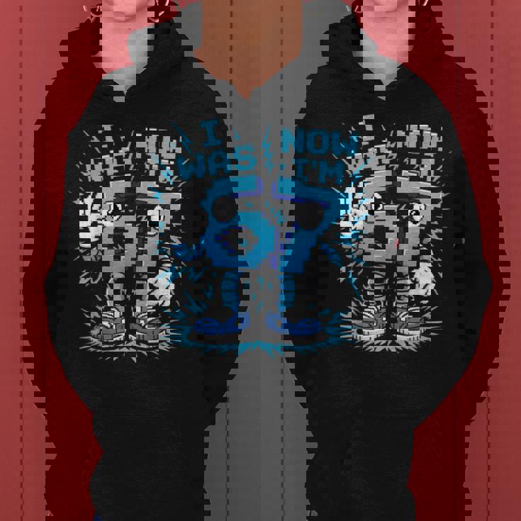 I Was 6 Now I'm 7 67 7歳の誕生日 女の子 男の子 レディースパーカー