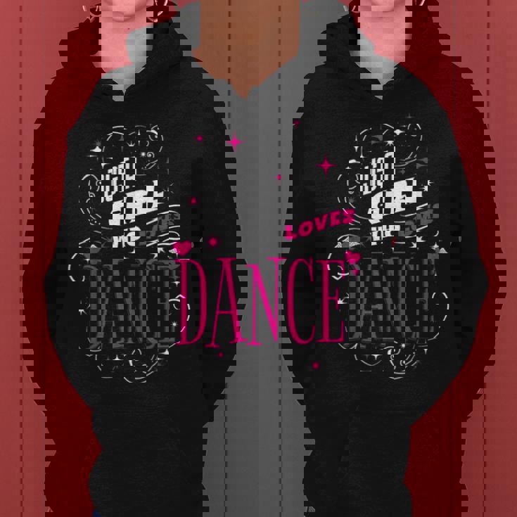 ダンス好きのためのダンスが大好きな女の子だけ レディースパーカー