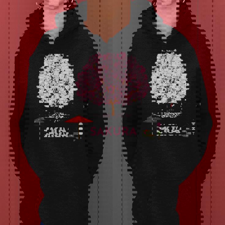 和 桜 シャツ ピンク 桜 花 木 花見 レディースパーカー