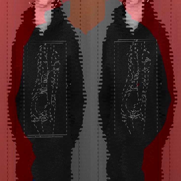 素敵なお尻、お尻、お尻、ビキニ姿のセクシーな女の子 レディースパーカー