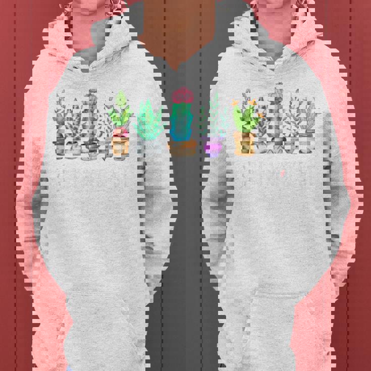 I Be Plantin'hit サボテン 多肉植物 面白い植物 ガーデン レディースパーカー