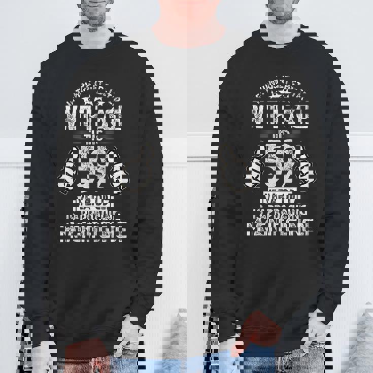 1964年生まれの男性の面白い59歳の誕生日 第59章 スウェットシャツ 高齢者への贈り物