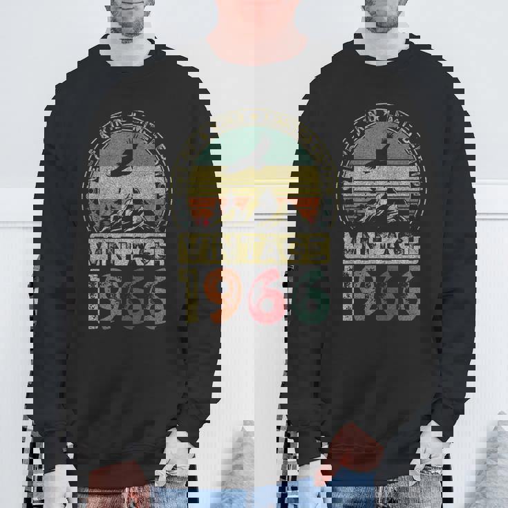 1966年ヴィンテージ、限定版、60歳の誕生日、60歳 スウェットシャツ 高齢者への贈り物