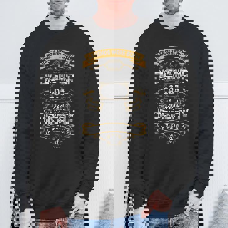 2005年12月に誕生したヴィンテージ20歳の誕生日レジェンド。 スウェットシャツ 高齢者への贈り物