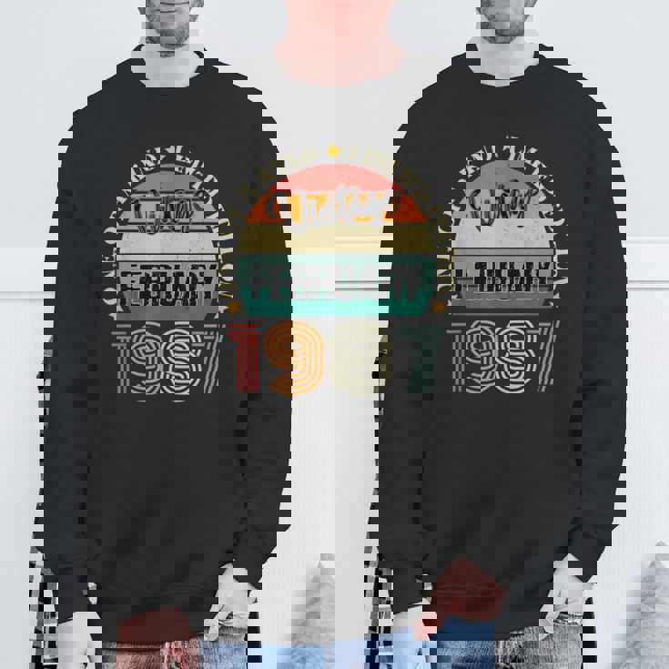 37歳 ヴィンテージ 1987年2月 37歳の誕生日 レトロ スウェットシャツ 高齢者への贈り物