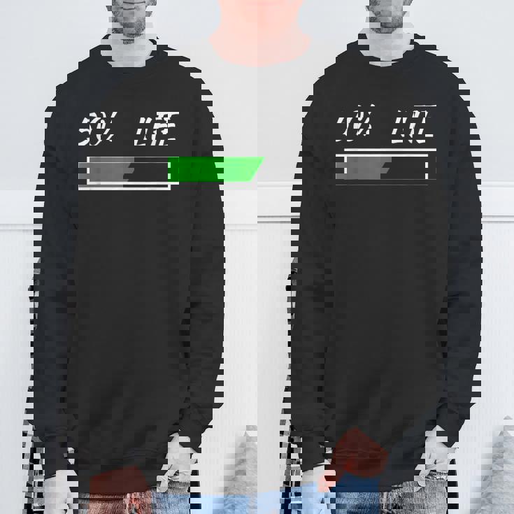 50Th Birthday 50 Life 50 Years Life Loading Bar 50 Percent スウェットシャツ 高齢者への贈り物