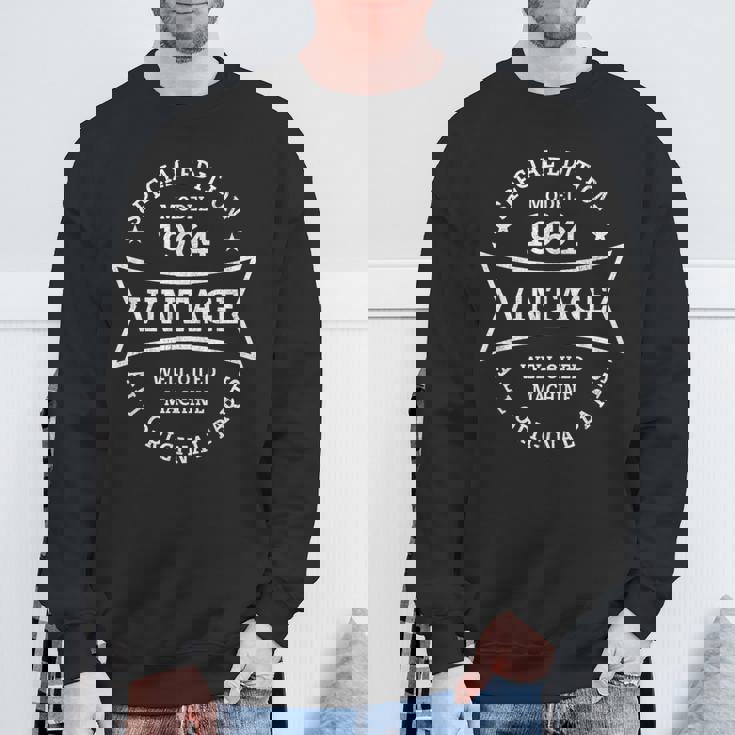 60Th Birthday 60歳 1964年生まれ ヴィンテージ 60歳 スウェットシャツ 高齢者への贈り物