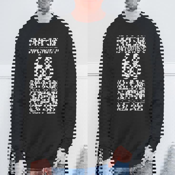 68歳の誕生日に 面白い68歳の誕生日 スウェットシャツ 高齢者への贈り物