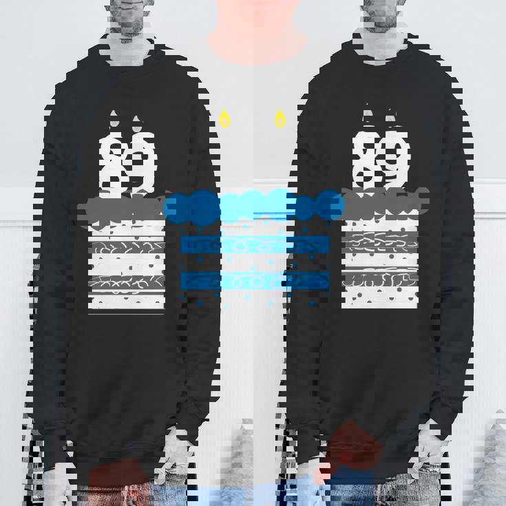 89 歳の誕生日番号 89 89 歳の誕生日番号 長袖tシャツ スウェットシャツ 高齢者への贈り物