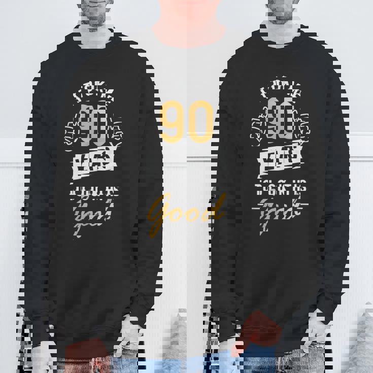 90歳 誕生日 お祝い 90歳 スウェットシャツ 高齢者への贈り物