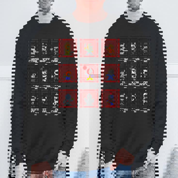 Choose Yourlasher 8ビットレトロホラーゲーム スウェットシャツ 高齢者への贈り物