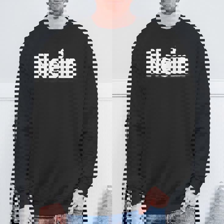 Cool Nope 引用句 ドイツ語で「No Or Nope」と言う人のための一言 スウェットシャツ 高齢者への贈り物