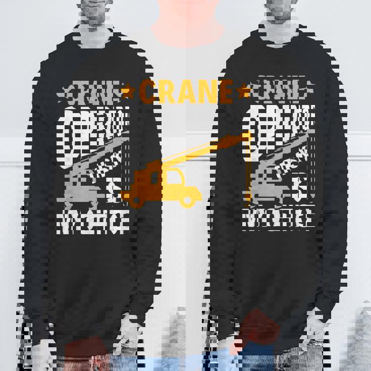 Crane Whisperer 面白いクレーン オペレーター スウェットシャツ 高齢者への贈り物